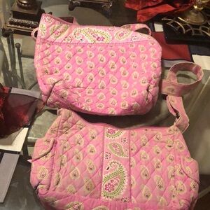 Vera Bradley Pink Quilted Shoulder Bags